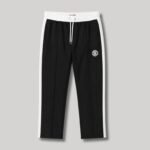Elite Zipper Contrast Trouser | STR02-Black - Image 2