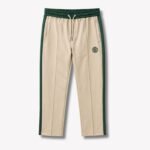 Elite Zipper Contrast Trouser | STR02-Cream - Image 2
