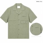 ZARA Premium Cuban Shirt | SMS02-Olive - Image 2
