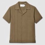 Exported Premium Cuban Shirt | SMS04-Brown - Image 2