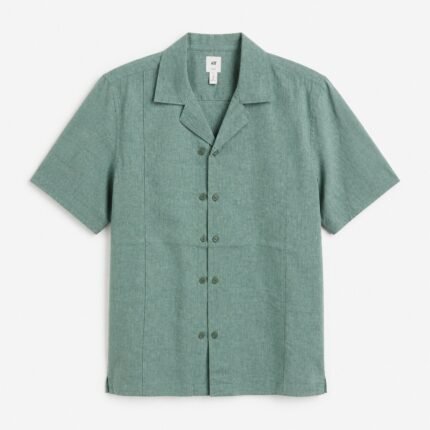 Exported Premium Cuban Shirt | SMS06-Mint