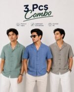 Exported Premium Cuban Shirt Combo 3 Pcs | SMS06